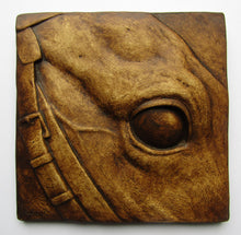 Load image into Gallery viewer, Horse Art Concrete Sculpture Tile #1