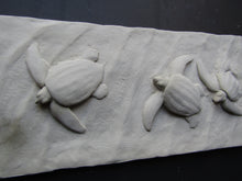 Load image into Gallery viewer, Leatherback Turtles Concrete Art Sculpture Tile