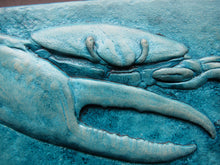 Load image into Gallery viewer, Fidler Crab Large Cement Waterproof Hand Made Bas Relief Tile