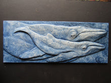 Load image into Gallery viewer, Large 8 x 20 Humpback Whale Custom Concrete Sculpture Tile