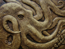 Load image into Gallery viewer, Octopus Bas Relief Sculpture