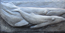 Load image into Gallery viewer, Large 8 x 20 Humpback Whale Custom Concrete Sculpture Tile

