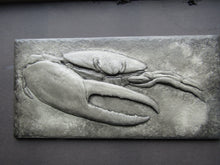 Load image into Gallery viewer, Fidler Crab Large Cement Waterproof Hand Made Bas Relief Tile
