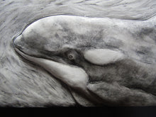 Load image into Gallery viewer, Orca Whale Hand Made Relief Sculpture
