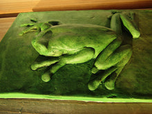Load image into Gallery viewer, Tree Frog Concrete Decorative Hand Made Art Tile
