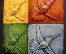 Load image into Gallery viewer, Life Size Hummingbird Inspirational Art Tile
