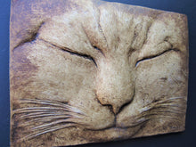 Load image into Gallery viewer, Max/ The Sleeping Cat/ Hand Made Art Sculpture
